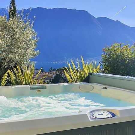 Magic Garden With Jacuzzi-Pool And Luxury Lake Como View Lenno Ngoại thất bức ảnh