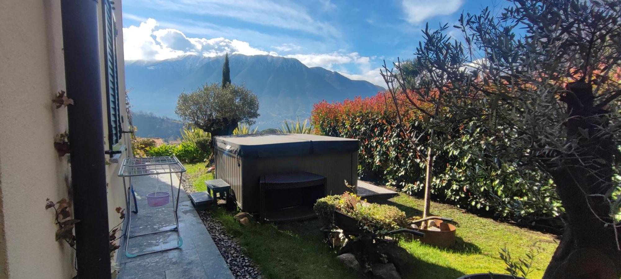 Magic Garden With Jacuzzi-Pool And Luxury Lake Como View Lenno Ngoại thất bức ảnh